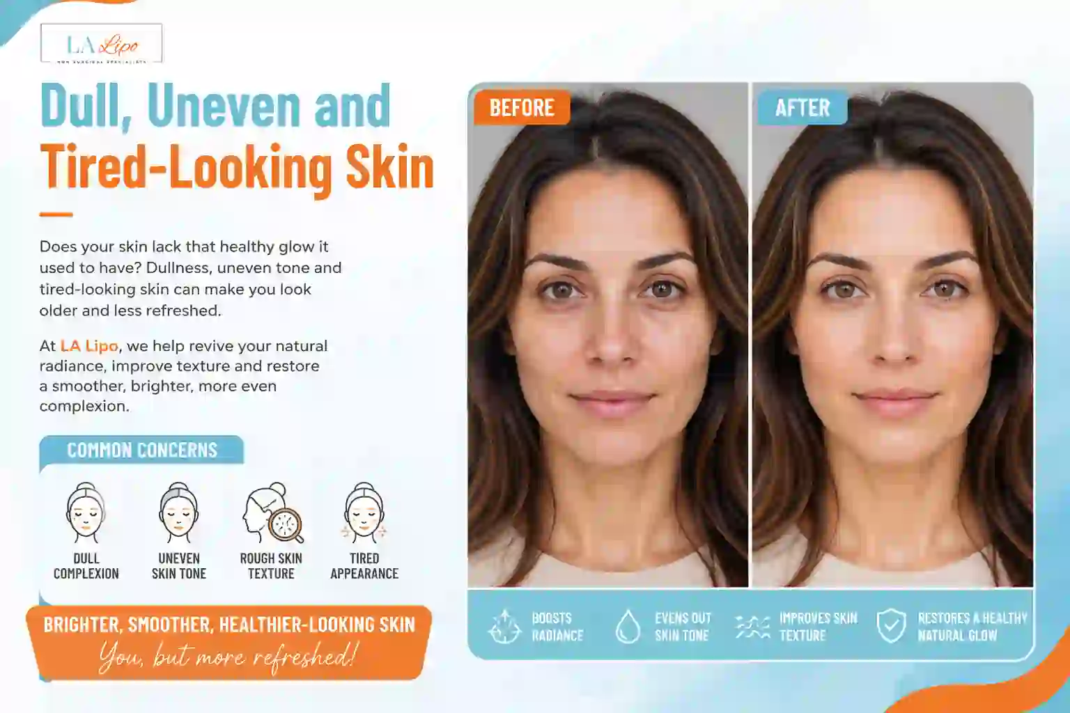 Sign #5: Dull, Uneven and Tired-Looking Skin Hanwell